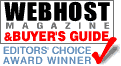 Webhost Magazine - Editor's Choice Award Winner